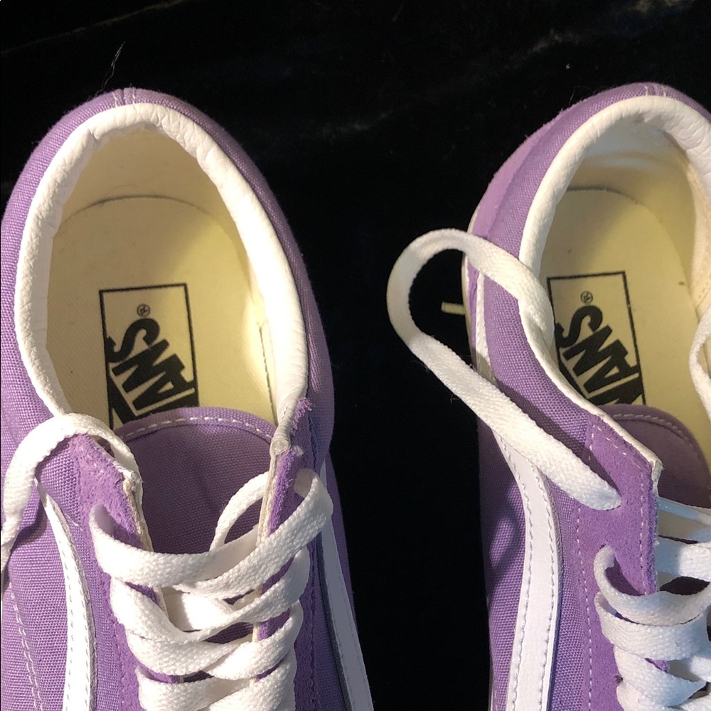 Vans Chalk Purple NEW 9.5 men 11 women sneakers - Picture 2 of 7